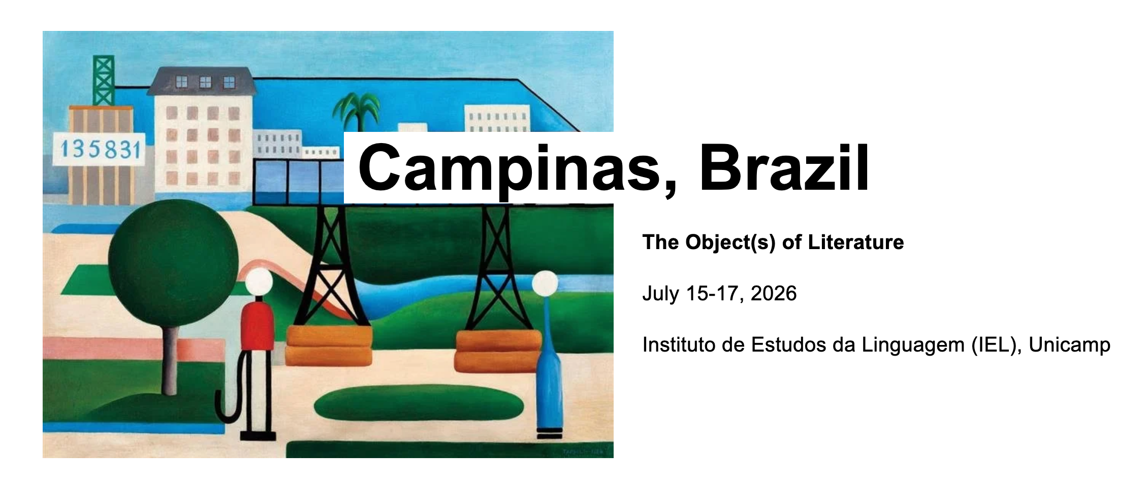 Annual Conference of the Association for Philosophy and Literature: ‘The Object(s) of Literature’ (July 15-17, 2026, Campinas)